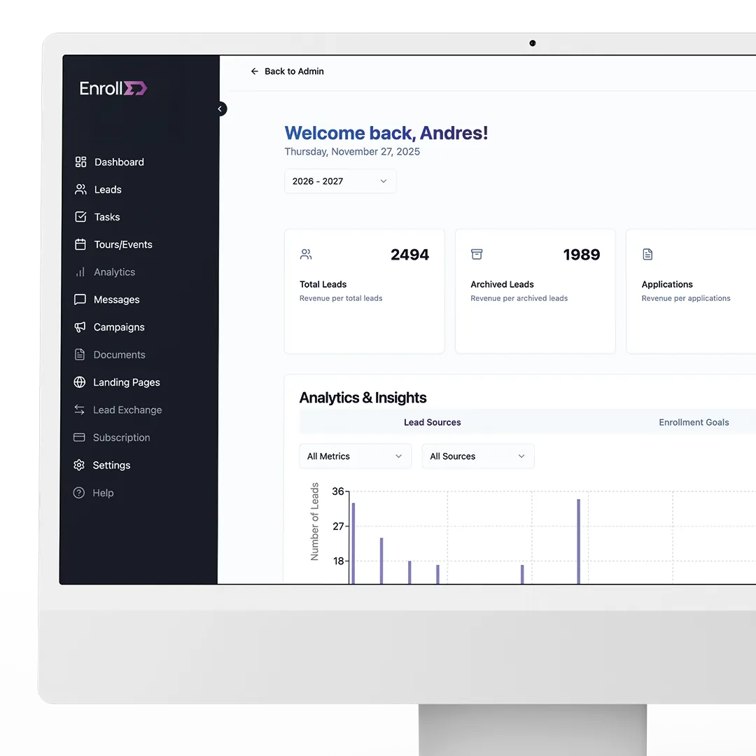 EnrollED Dashboard